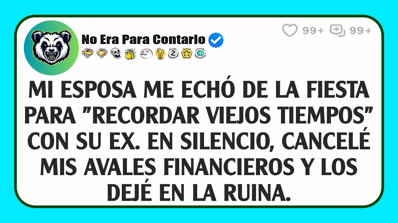 Mi esposa me echó de la fiesta para 