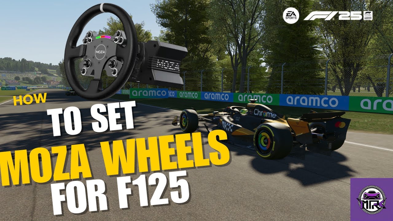 🎮 HOW TO SET UP MOZA WHEEL FOR F1 25 | BEST SETTINGS FOR REAL FEEL & CONTROL