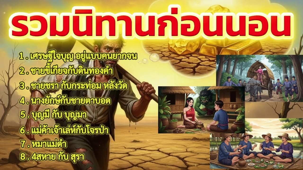 รวมนิทานก่อนนอน | คลังนิทาน #นิทานก่อนนอน #นิทานสอนใจ