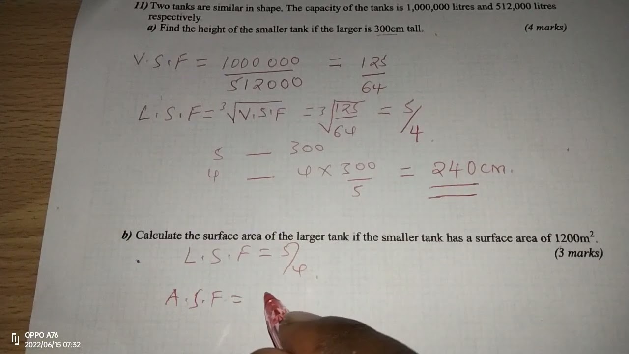 SIMILARITY AND ENLARGEMENT. L.S.F, A.S.F AND V.S.F