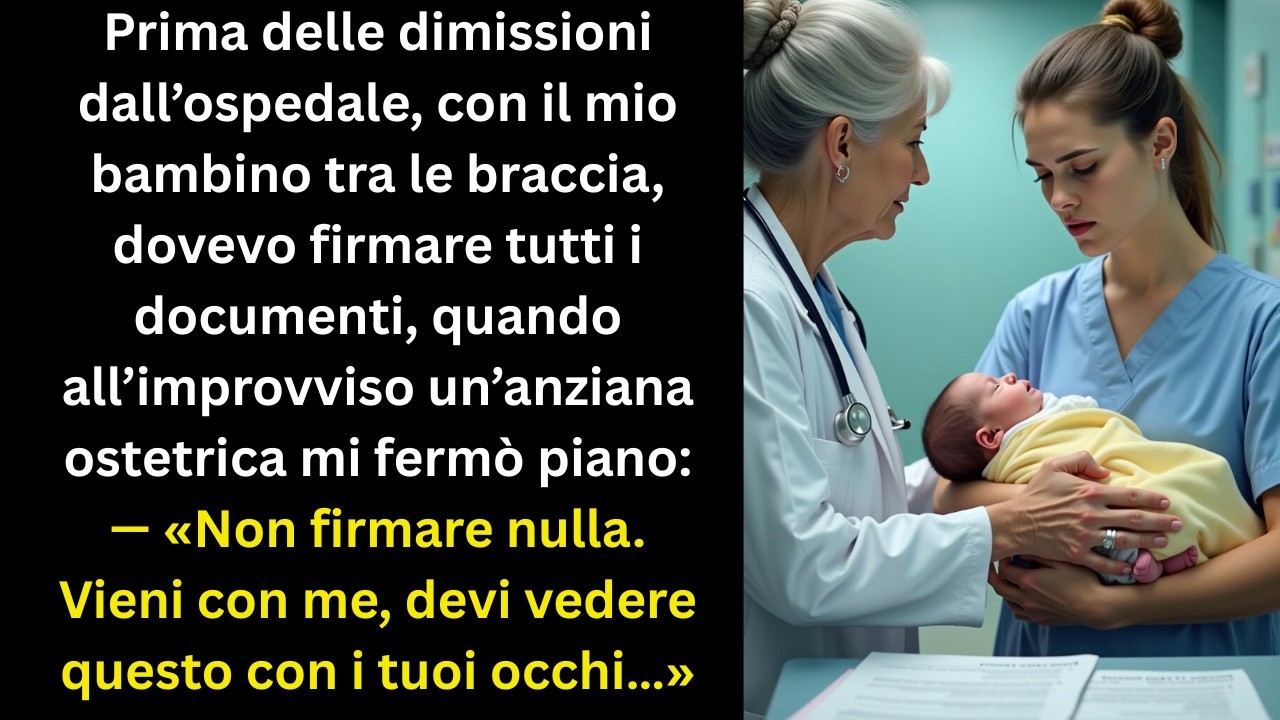 Entra qui, presto! L’ostetrica mi trascinò nello stanzino. Ciò che mi mostrò mi cambiò la vita....