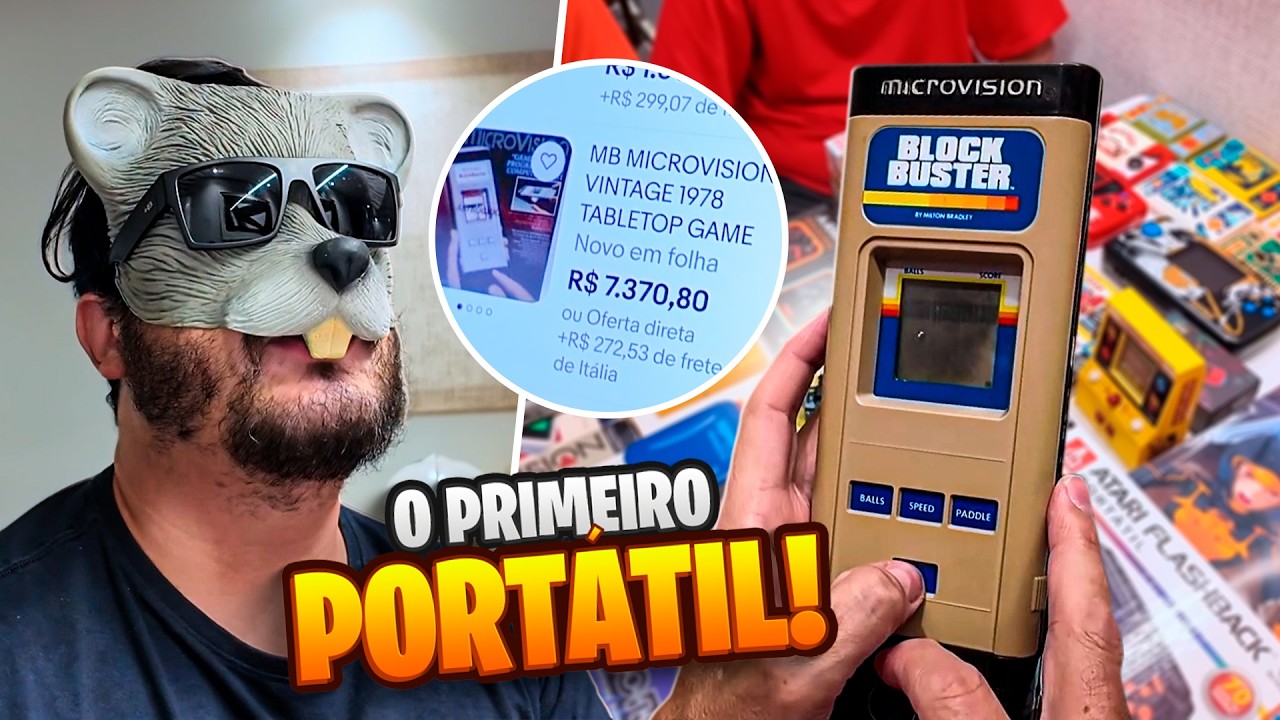 O PRIMEIRO PORTÁTIL DO MUNDO E MAIS CONSOLES BIZARROS!