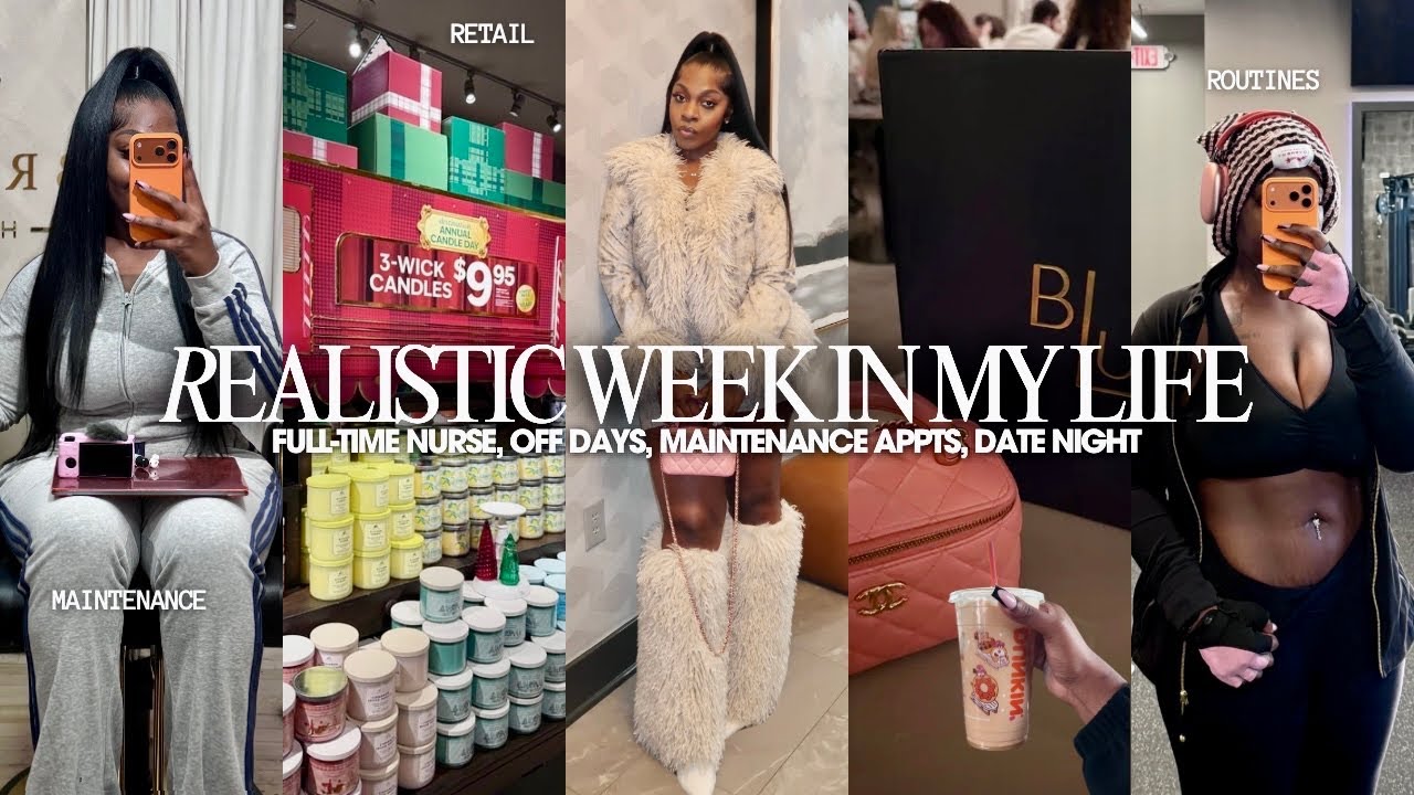 Vlog: Realistic Week as a FULL-TIME Nurse, OFF Days, Maintenance Appts, Date Night + RUMORS?? 