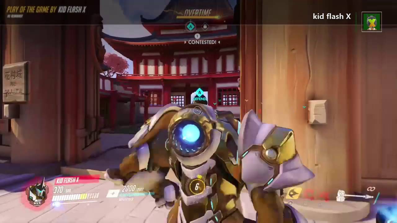 Overwatch Environmental Kill - Play Of The Game - Reinhardt