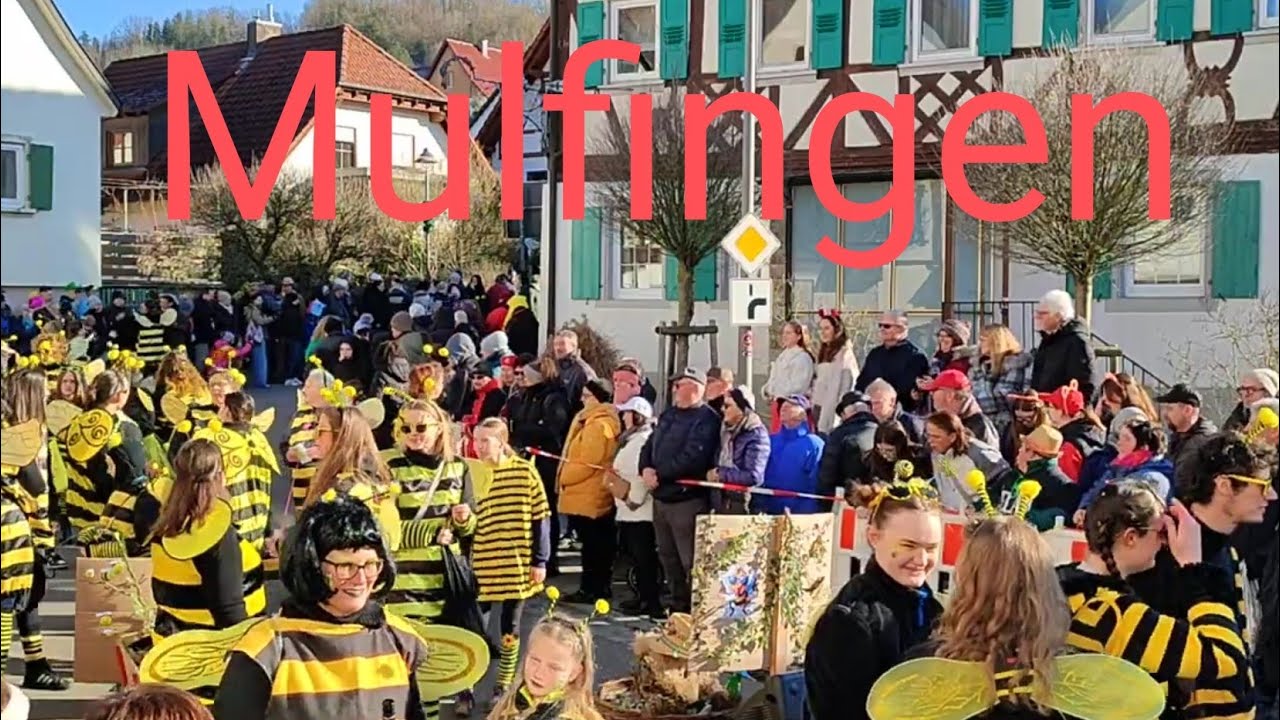 Mulfingen Taubenmarkt der Umzug