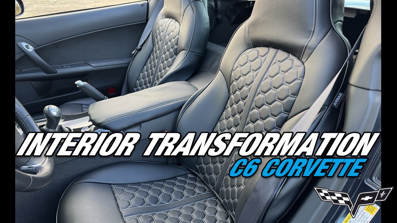 C6 Corvette Kustom Interior Seat Cover Installation