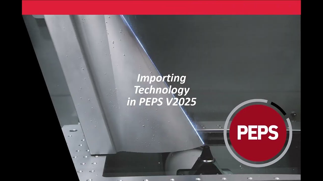 Importing Machine Technology into PEPS V2025