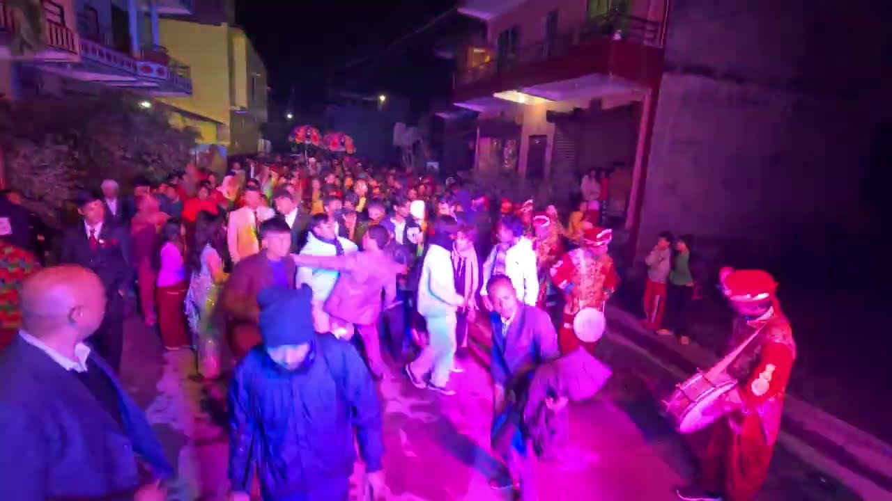 Laal Ghaghra  || Bhojpuri Song || Tharu Band Brass Wedding Dance Video at Bhalwari