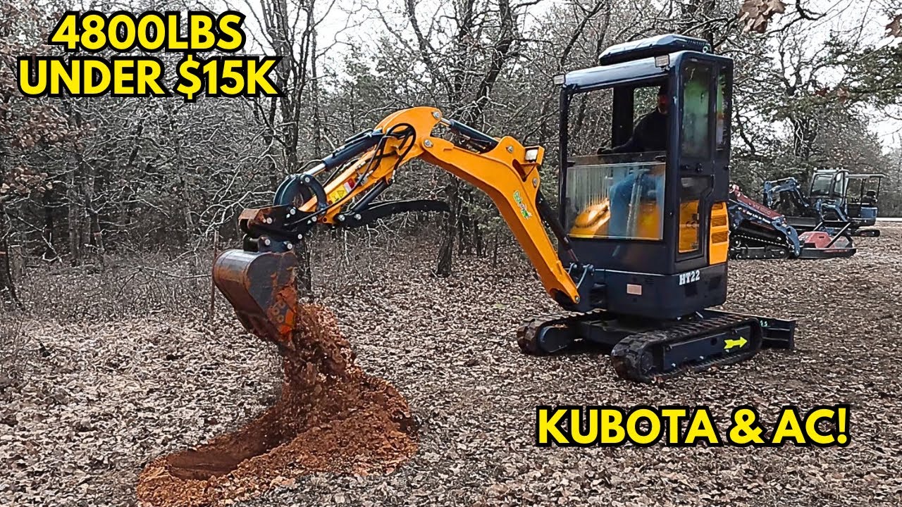 Hightop HT22 — это самый дешевый дизельный мини-экскаватор Kubota грузоподъемностью 2,2 тонны?
