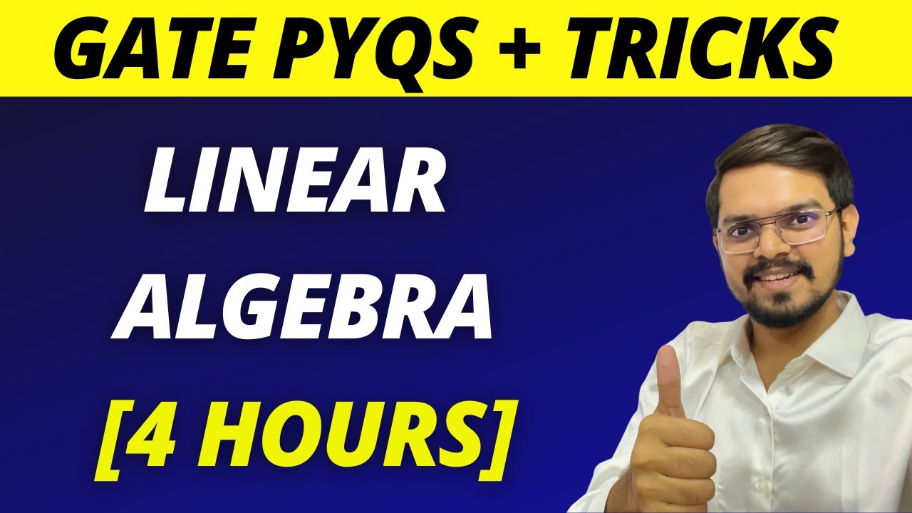 Marathon on Linear Algebra GATE PYQs with TRICKS| Engineering Mathematics| Shrenik Jain