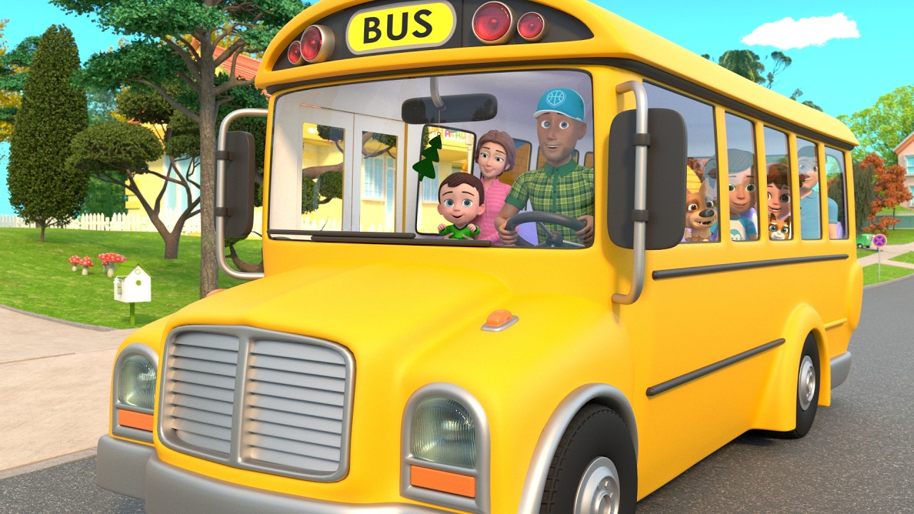 Roda Pada Bus + Lebih Lagu Anak Belajar | Lalafun Bahasa Indonesia
