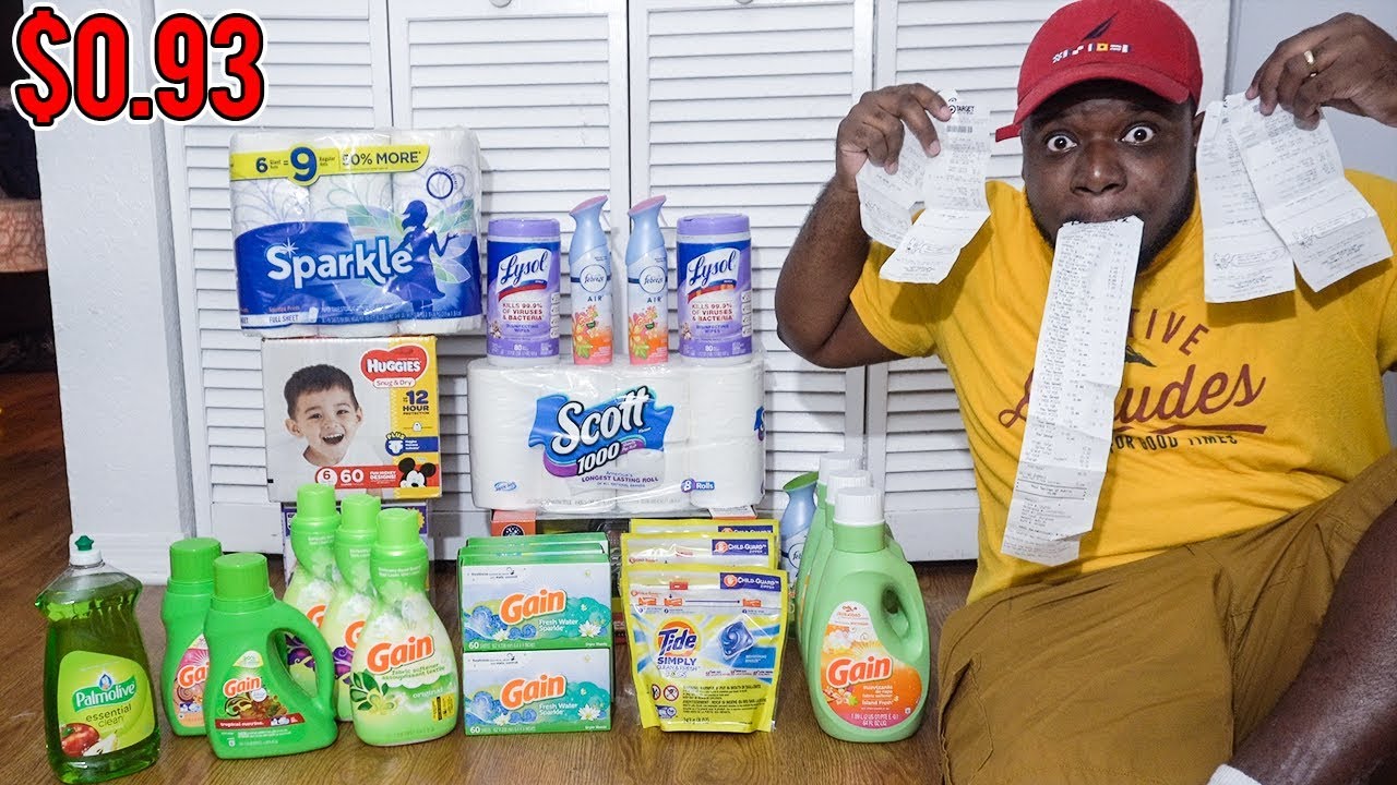 ALL THIS FOR -$0.93 AT DOLLAR GENERAL(EXTREME COUPONING)