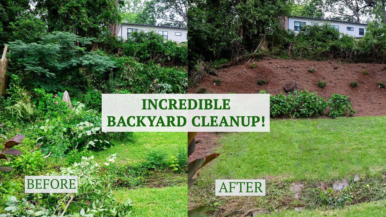 Crazy Backyard Transformation - TIMELAPSE