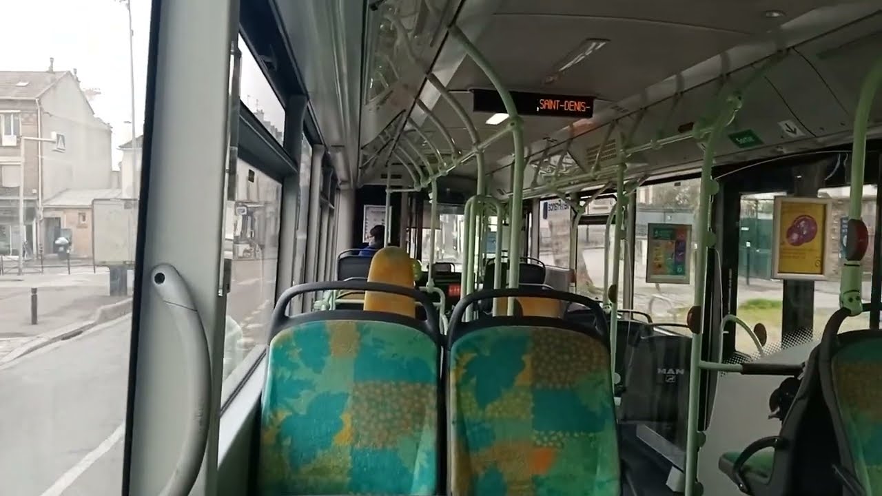 Bus 168 RATP Man Lion's City NL253 N°9690 Sarcelles - Chantepie --- Saint-Denis - Université