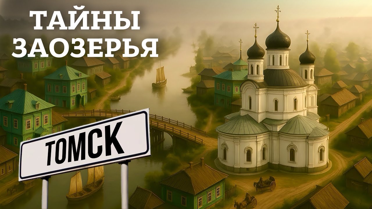 Остров в центре Томска - история ЗАОЗЕРЬЯ // тайны Знаменской церкви