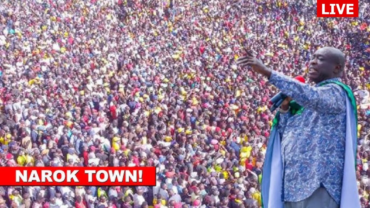 LIVE! GACHAGUA AND HIS TROOP LANDS IN NAROK COUNTY HOURS AFTER MEETING OBURU BEHIND RUTO'S BACK!