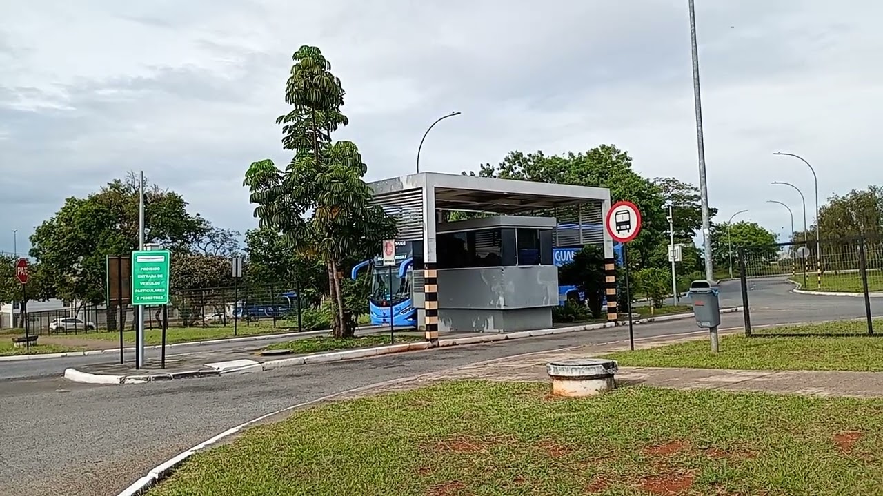 Viação Real Expresso do grupo Guanabara de saída da Rodoviária Interestadual de Brasília-DF.
