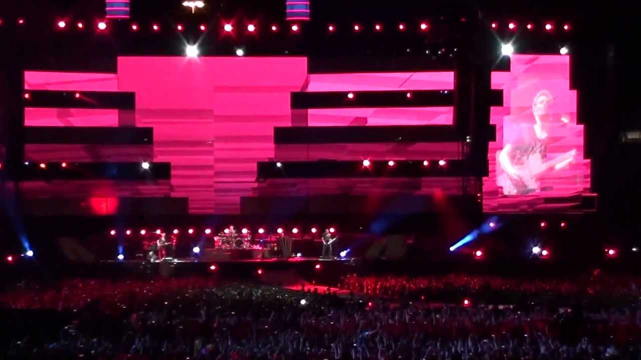 Muse -Time Is Running Out- live Roma (Italy) Stadio Olimpico 6-7-2013