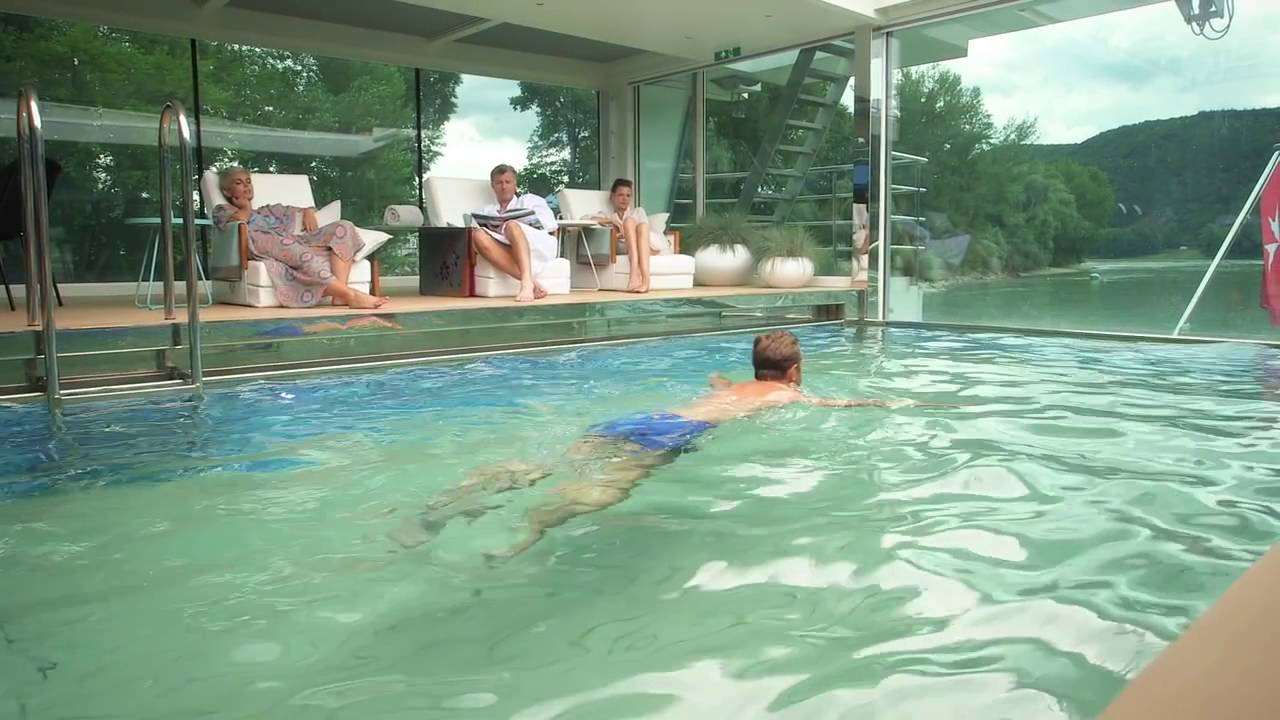 Emerald Waterways' unique on board heated pool and cinema