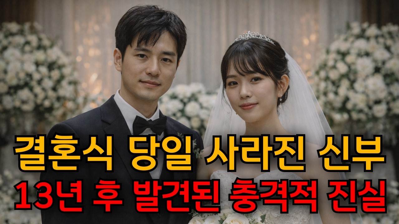 1987년 신부 실종 사건.. 13년간 예식장 천장에 숨겨진 비밀