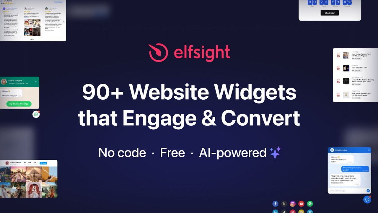 Лучшие виджеты без кода для повышения конверсии сайта | Elfsight