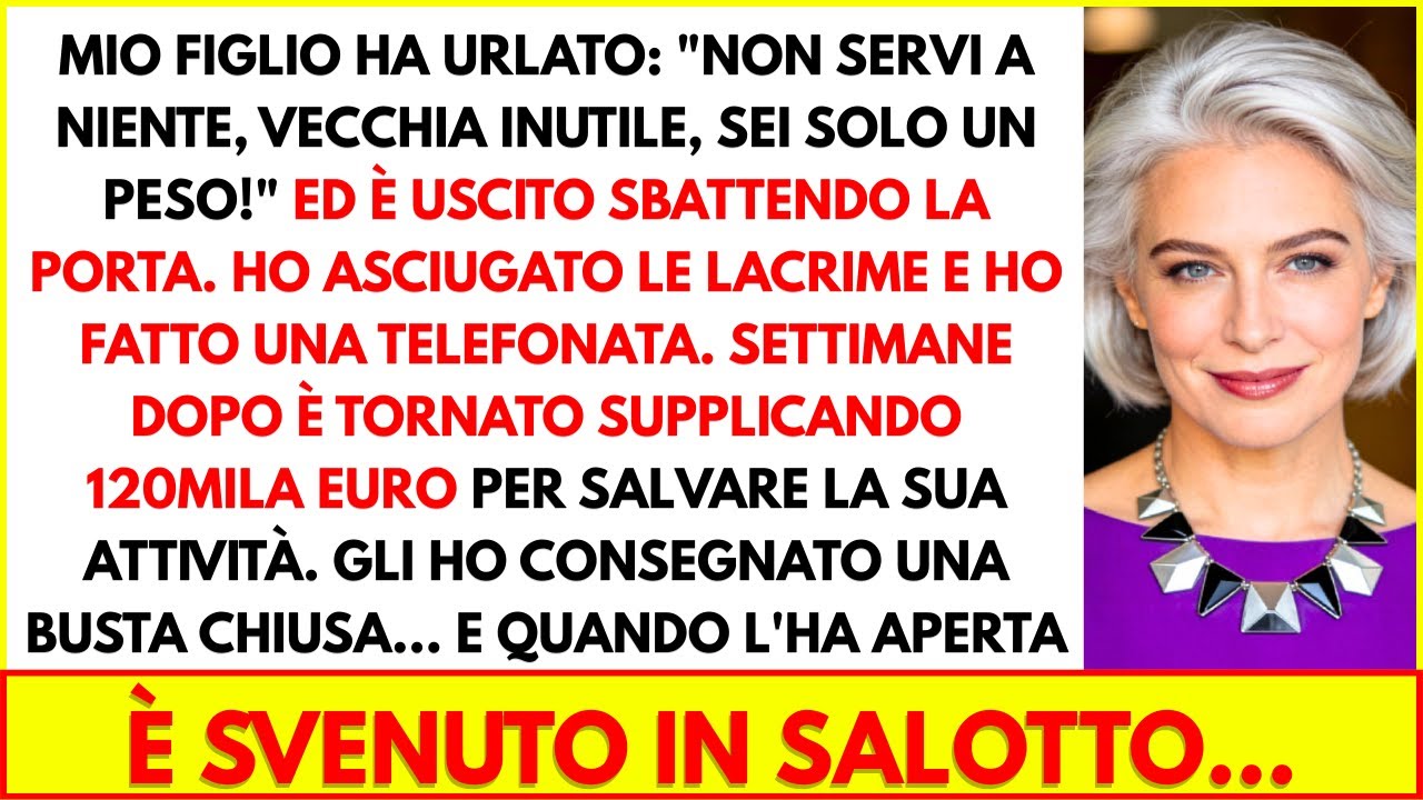 Mio figlio ha urlato: 