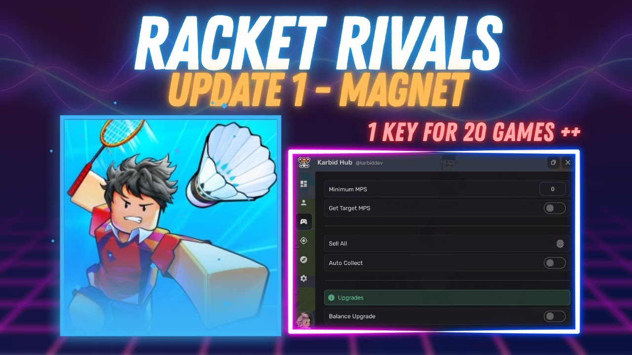 [KARBID] RACKET RIVALS OP SCRIPT