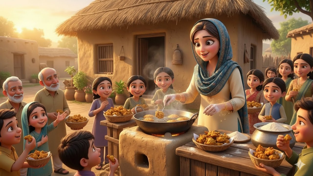 The Hardworking Story of Nazia, the Village Pakora Woman | A Heart-Touching Tale