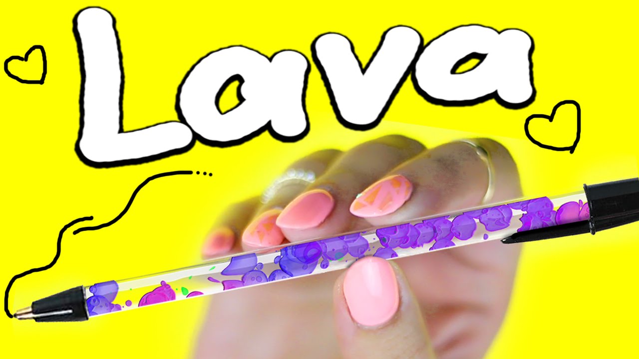 HAZ UN BOLIGRAFO DE LAVA!