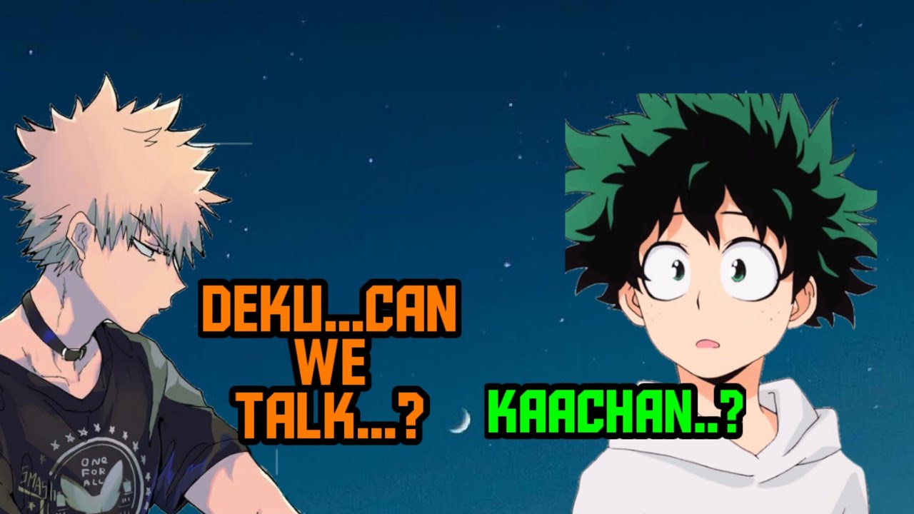 BAKUGOU CONFRONTS MIDORIYA!?!? | bakugou and deku comfort audio#1