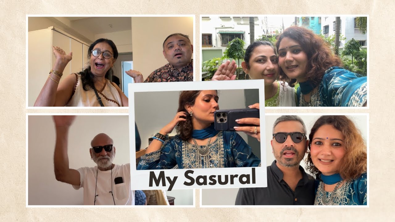Meet my “Bengali In-Laws” 😁 | Full Family Meet up in Kolkata | Anissha & Adira 