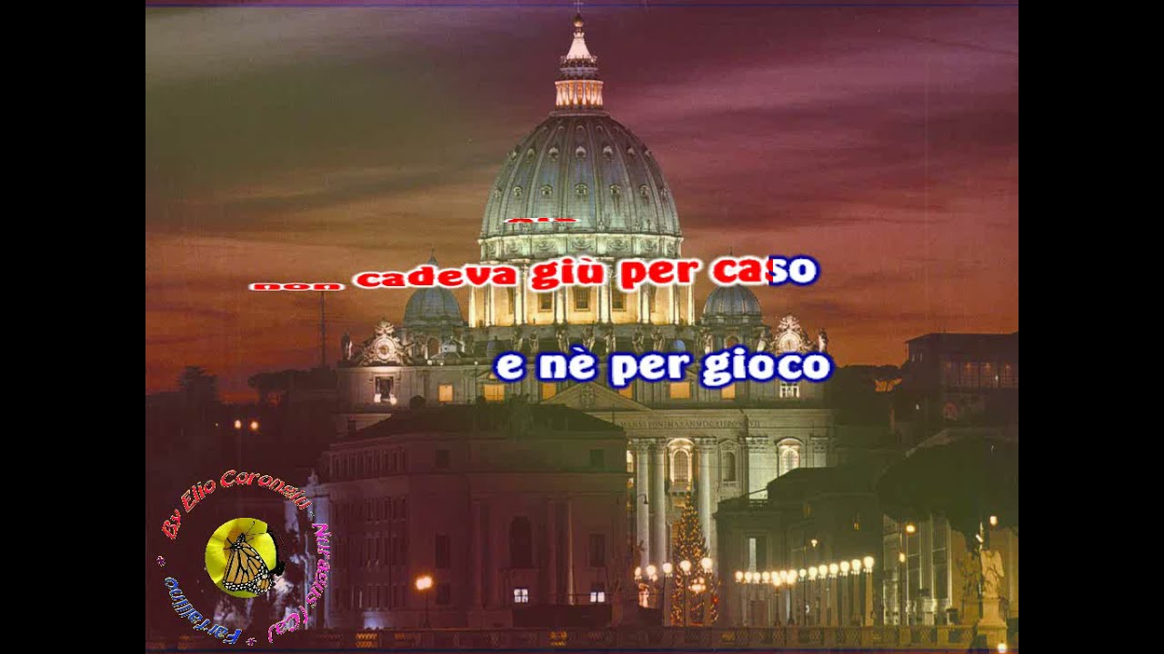 Luca Barbarossa - Roma spogliata (karaoke - fair use)