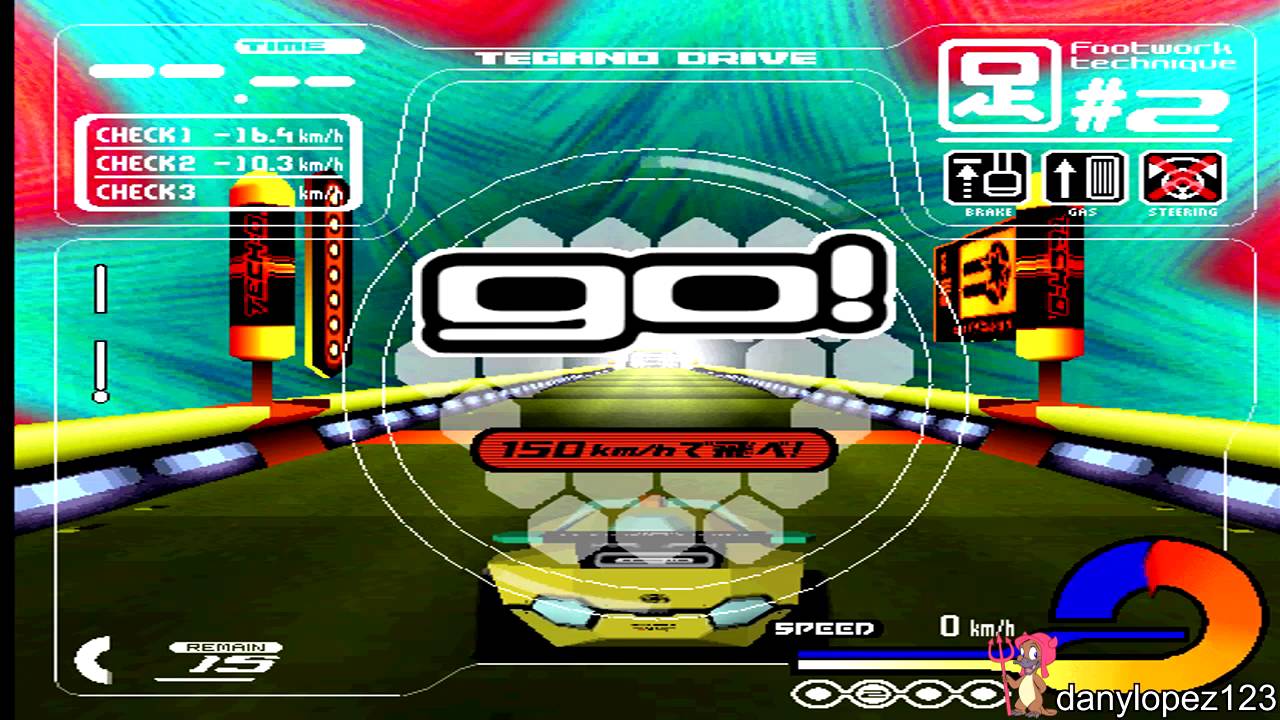 Techno Drive working on Mame 0.177 + Full Playthrough (60 FPS)