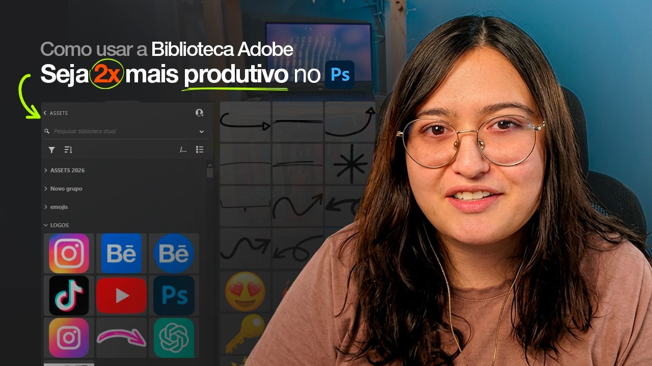 O SEGREDO do Plano Pago que você precisa saber! Biblioteca de Assets e Nuvem do Creative Cloud