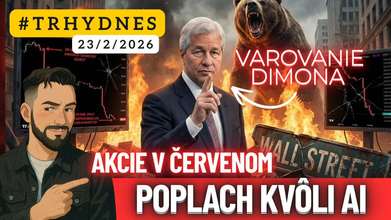 Poplach na Wall Street ⚠️ Veľké varovanie Dimona & AI ničí trhy 🔴 #TRHYDNES