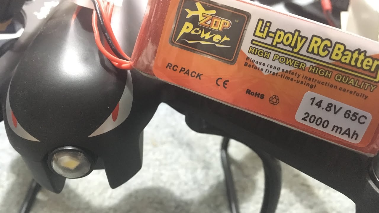 MJX Bugs 3 4s 14.8 Lipo Battery Test