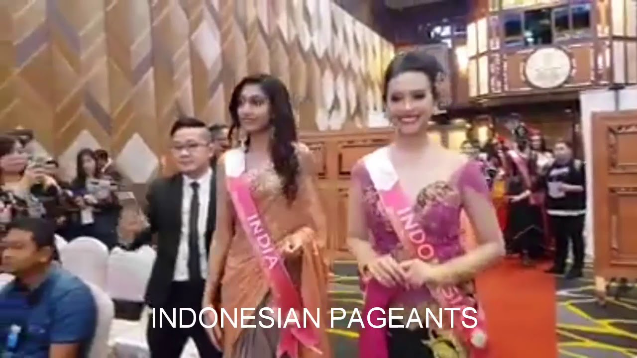 Cantiknya Astari Indah Vernideani Dengan Busana Kebaya di Prescon Miss Tourism International 2018