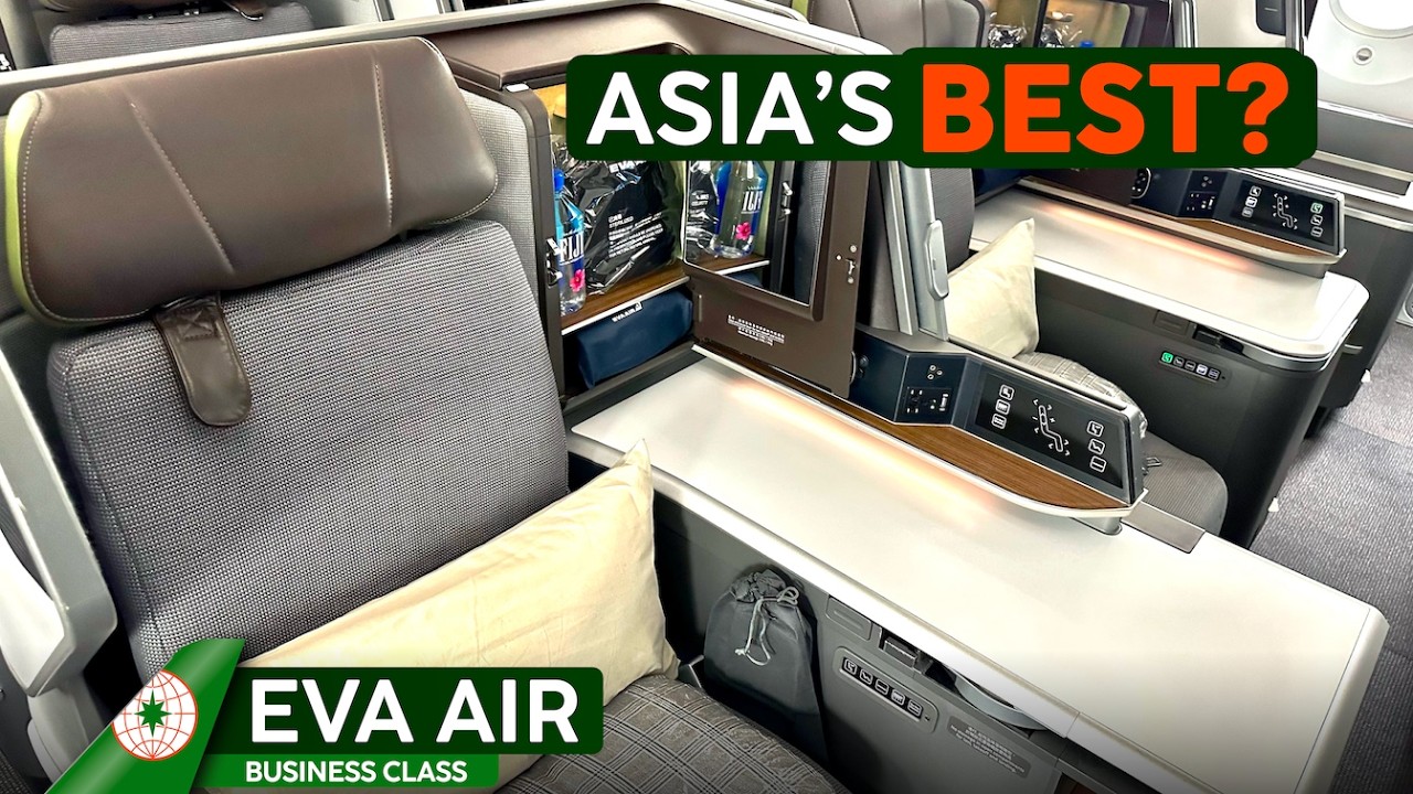Бизнес-класс EVA AIR 787 🇦🇹⇢🇹🇼 【Отчет о поездке из Вены в Тайбэй 4K】Лучший из лучших?