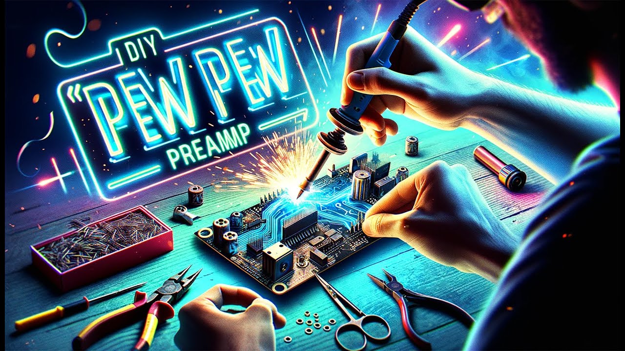 Building the 'Pew Pew Preamp' |  A Tribute to the Alembic Strat-o-Blaster | #diy