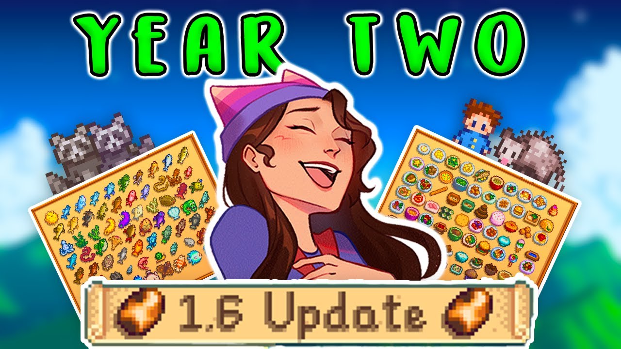 МОЙ ВТОРОЙ ГОД в Stardew Valley 1.6!