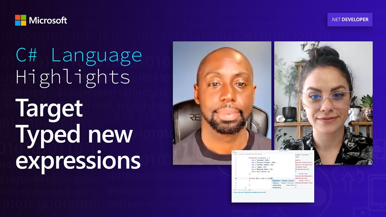 C# Language Highlights: Target Typed new expressions