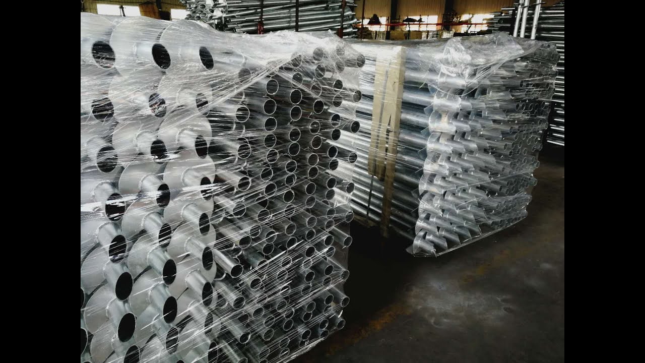 Manufacture Helical Anchor Screw Pile Foundation Steel Shafts