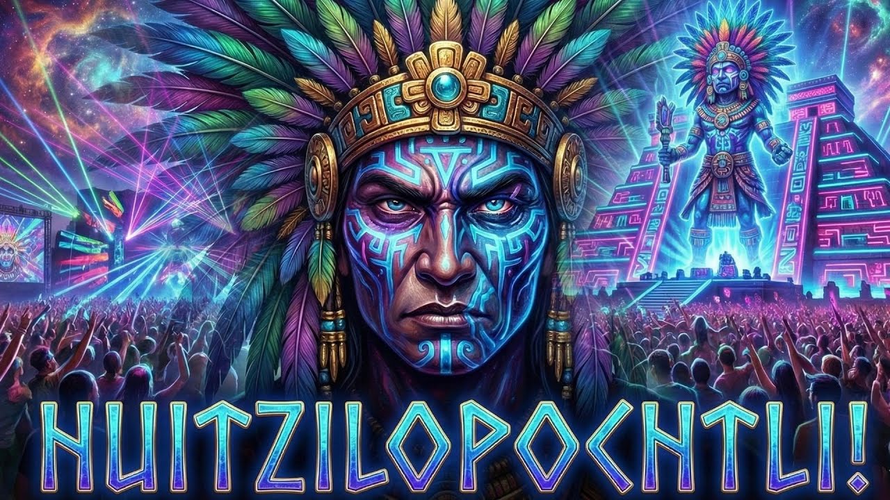 Invocamos a Huitzilopochtli en un Rave 🔥 Psytrance Prehispánico