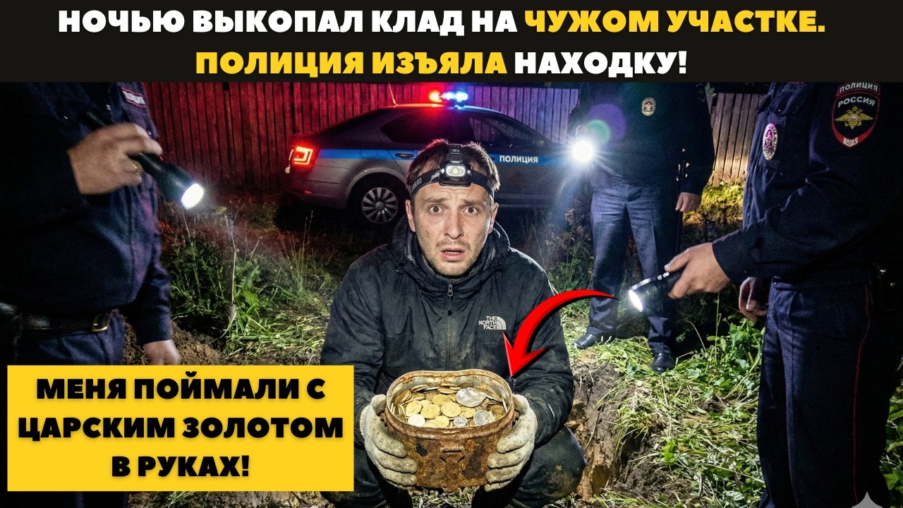 Ночью Выкопал КЛАД на чужом участке - Полиция изъяла находку, но то, что показала экспертиза....