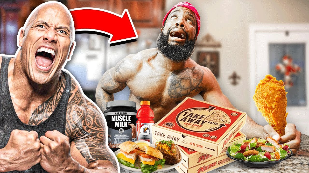 Trying THE ROCK Diet For 24 Hours And This Happened...