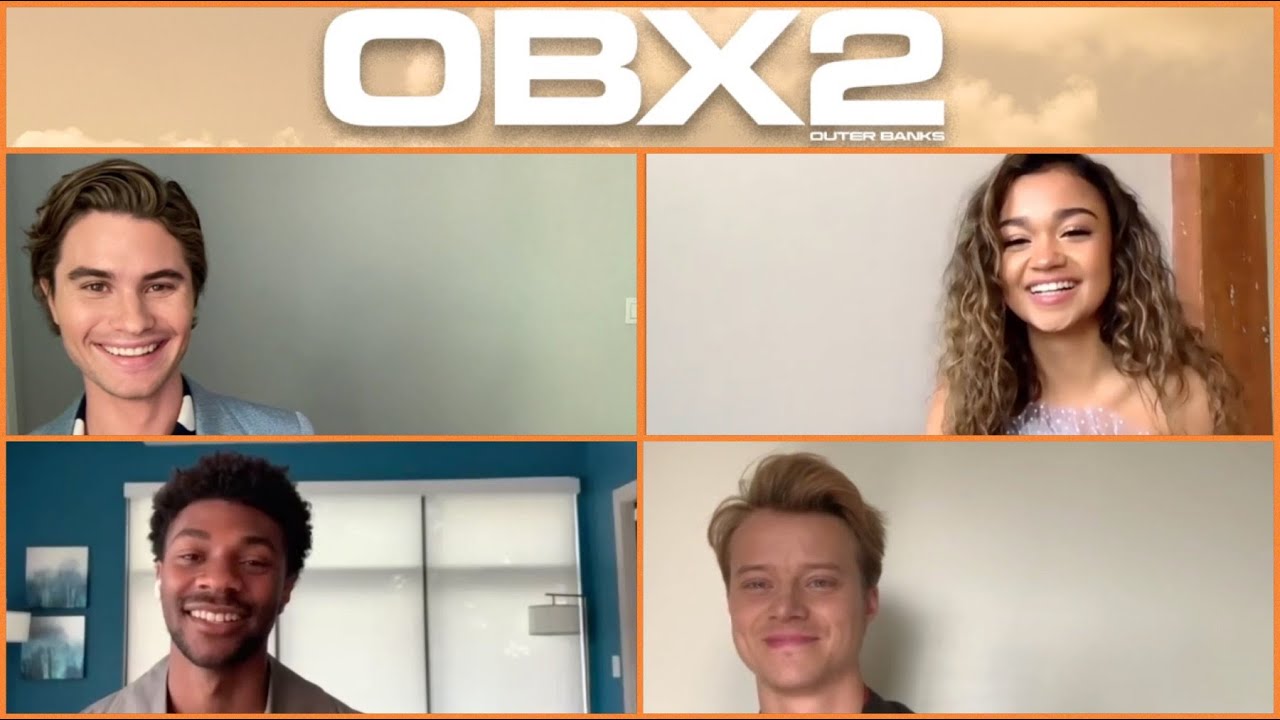 OUTER BANKS Season 2 Interviews - Chase Stokes, Madison Bailey, Jonathan Daviss, Rudy Pankow