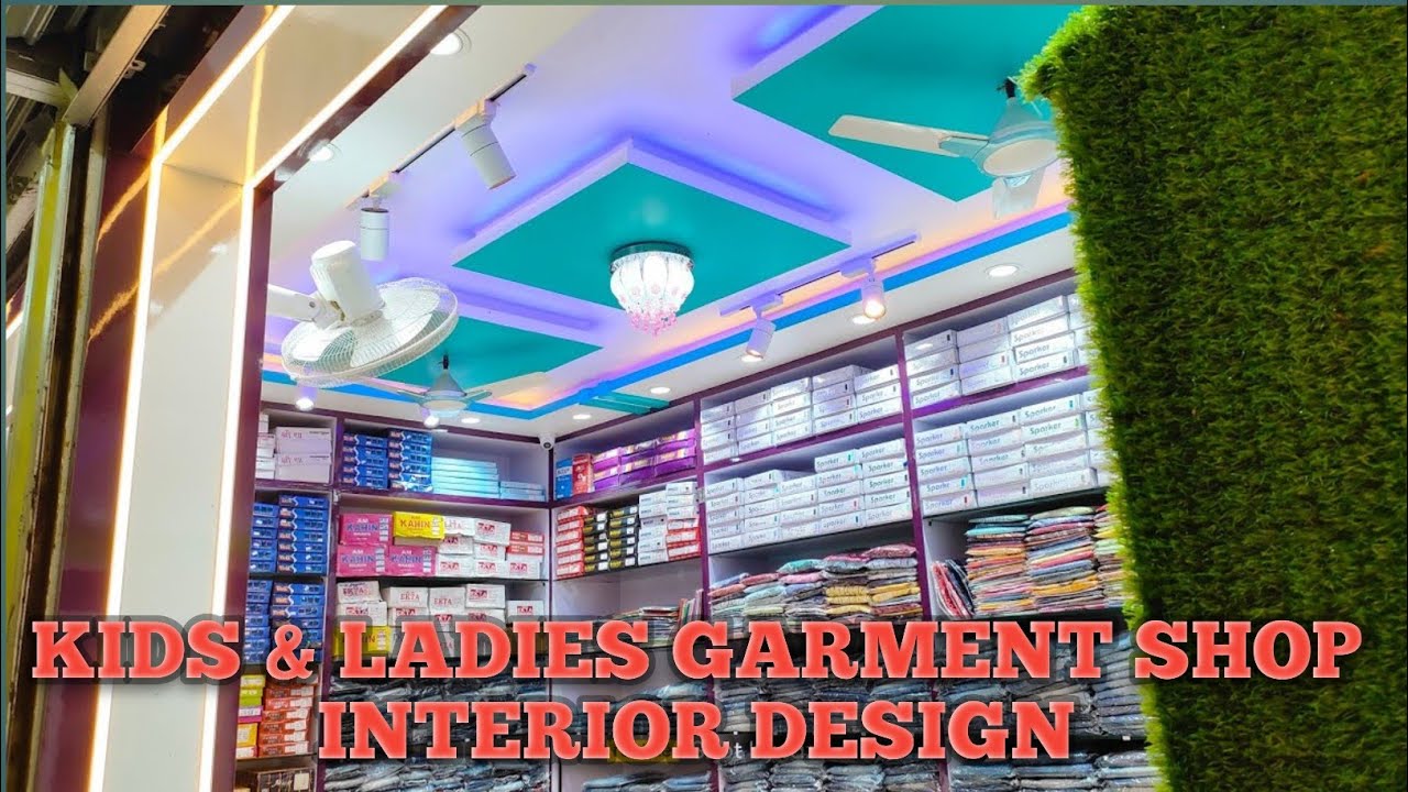 How To 12'x20' Garment Store Design ideas 2022 | Kids & Ladies Garment Shop interior design