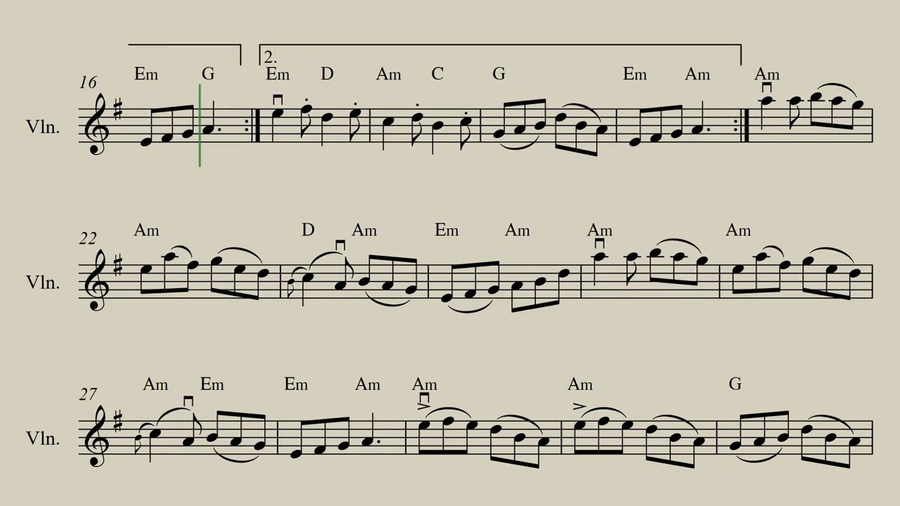 Cliffs of Moher   (melody and chords)