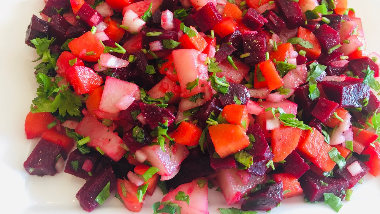🛑HOW to Make Beet Salad Recipe/Ethiopian Food/የቀይስር  ሳላድ አሰራር #Bethel INfo
