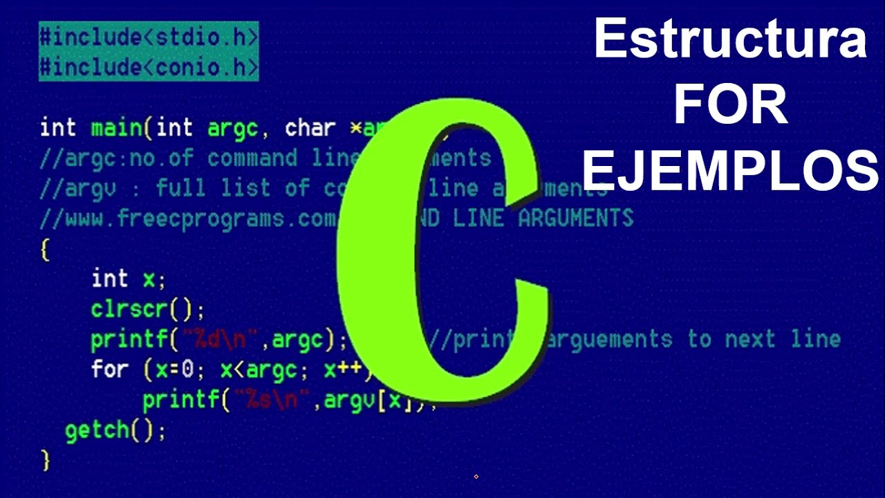 Ejercicios método For en lenguaje C